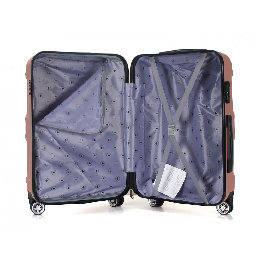 TROLLEY ADC Koffer Groß 94L - XL Hartschalenkoffer 76x45x28, Leichte ABS-Hartschale, Reisekoffer mit Rollen, 360 Doppelräder