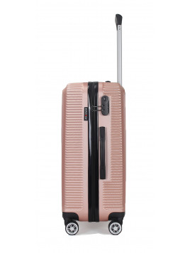 Valise Grande taille 4 roues 75cm rigide - Luton - SuperFly - Rose