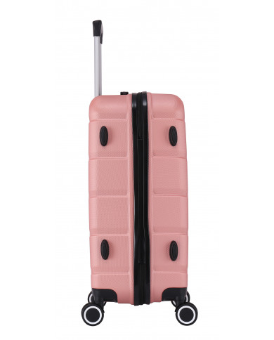 Valise Moyenne 4 roues 65cm rigide - Wall - SuperFly - Rose