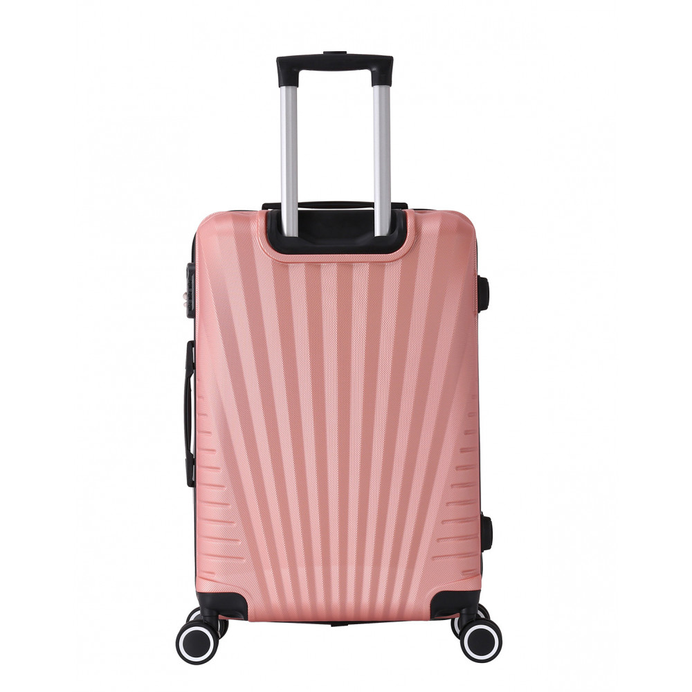 Valise Moyenne 4 roues 65cm Rigide ABS - Elegance - Trolley ADC Valise Moyenne 4 roues 65cm Rigide ABS - Elegance - Trolley ADC