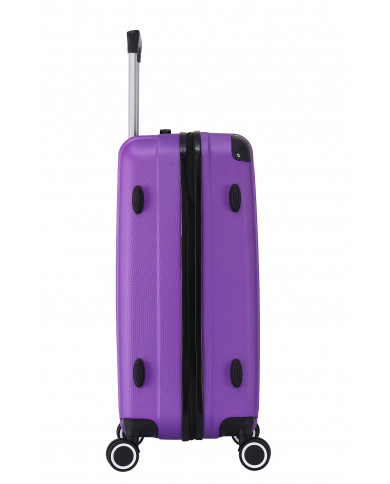 Valise Grande taille 4 roues 75cm rigide - Corner - Trolley ADC - Violet