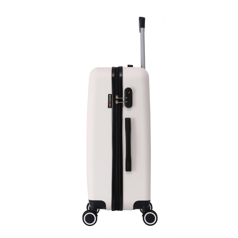 Valise moyenne 4 roues 65cm ABS Print - Papillon - SuperFly
