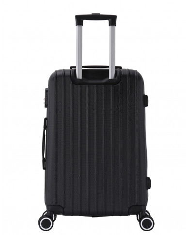 Set de 3 valises 4 roues ABS - Corner - Trolley ADC - Noir