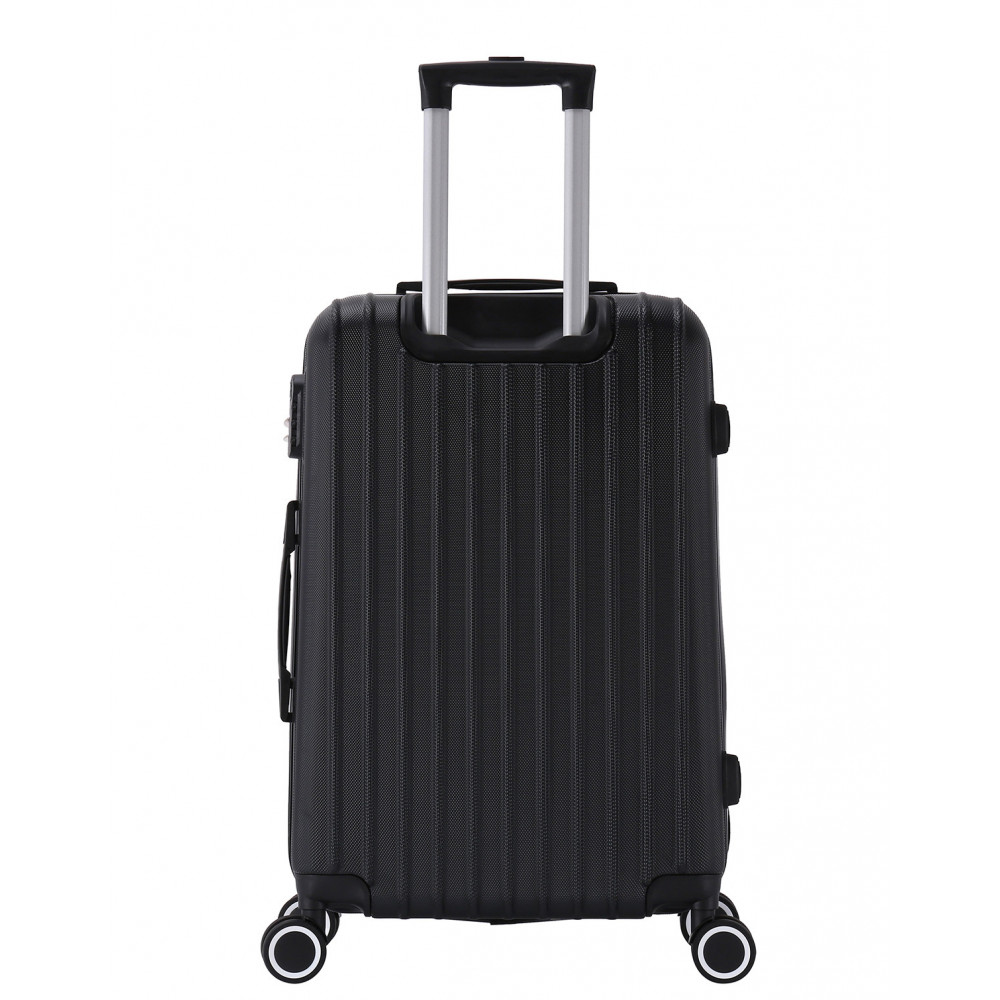 TROLLEY ADC Koffer Set - 3-teilig, Hartschalenkoffer Groß, Mittel, Klein,leichte Reisekoffer mit Rollen, 360-Doppelräder