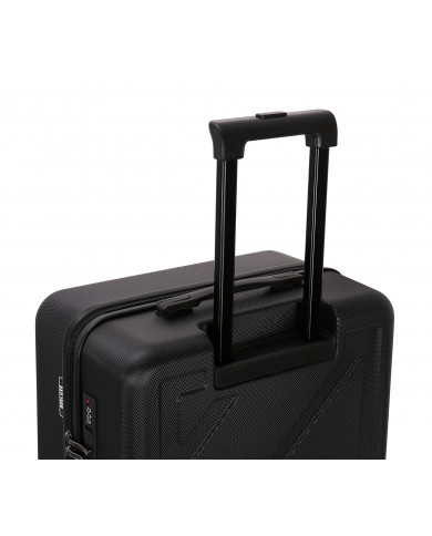Valise Moyenne 4 roues 65cm rigide - DOWNTOWN - DEELUXE - Noir