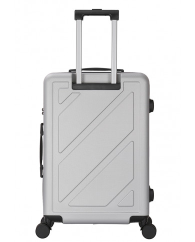 Valise Moyenne 4 roues 65cm rigide - DOWNTOWN - DEELUXE - Gris
