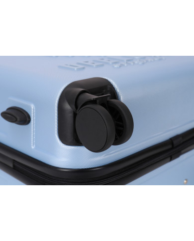 Valise Moyenne 4 roues 65cm rigide - CITYVIEW - DEELUXE - Bleu Lagon