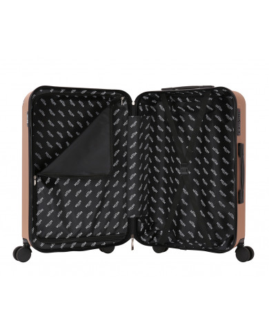 Valise Moyenne 4 roues 65cm rigide - CITYVIEW - DEELUXE - Champagne