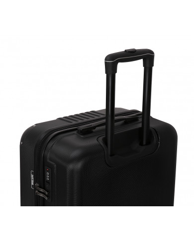 Valise Moyenne 4 roues 65cm rigide - CITYVIEW - DEELUXE - Noir