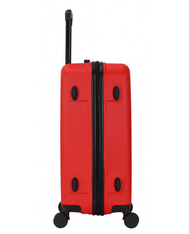 Valise Moyenne 4 roues 65cm rigide - CITYVIBE - DEELUXE - Bordeaux