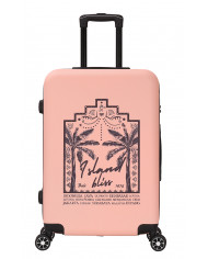 Valise Moyenne 4 roues 65cm rigide - TROPICAL DREAM - DEELUXE Valise Moyenne 4 roues 65cm rigide - TROPICAL DREAM - DEELUXE
