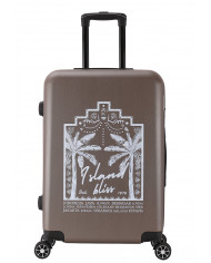Valise Moyenne 4 roues 65cm rigide - TROPICAL DREAM - DEELUXE Valise Moyenne 4 roues 65cm rigide - TROPICAL DREAM - DEELUXE