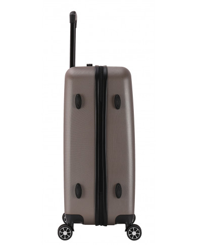 Valise Moyenne 4 roues 65cm rigide - TROPICAL DREAM - DEELUXE - Bronze