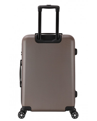 Valise Moyenne 4 roues 65cm rigide - TROPICAL DREAM - DEELUXE - Bronze