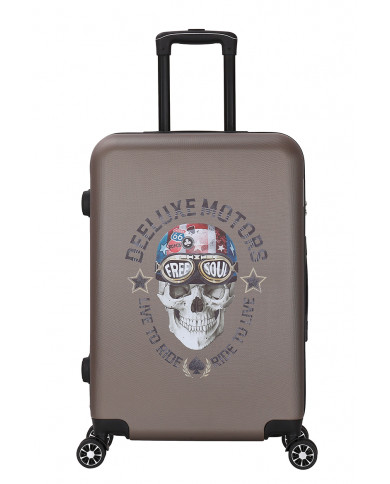 Valise Moyenne 4 roues 65cm rigide - FREE SOUL - DEELUXE - Bronze