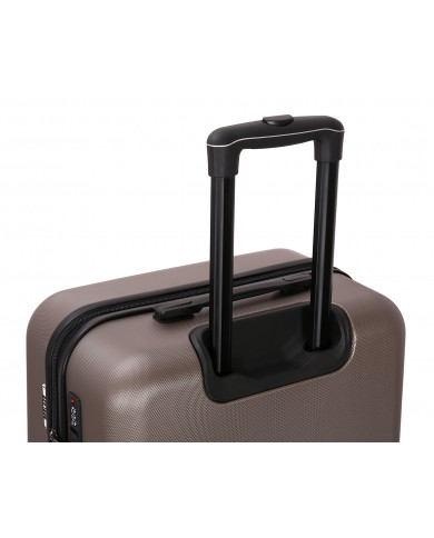 Valise Moyenne 4 roues 65cm rigide - FREE SOUL - DEELUXE - Bronze