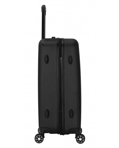 Valise Moyenne 4 roues 65cm rigide - FREE SOUL - DEELUXE - Noir