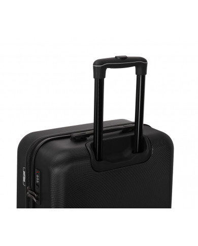Valise Moyenne 4 roues 65cm rigide - FREE SOUL - DEELUXE - Noir