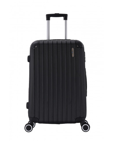 Valise Cabine 55cm 4 roues rigide - Corner - Trolley ADC - Noir
