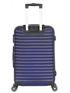 Valise Moyenne 4 roues 65cm Rigide - Classiq - Trolley ADC - Bleu Marine
