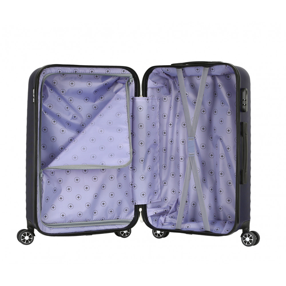 Valise Moyenne 4 roues 65cm Rigide - Classiq - Trolley ADC Valise Moyenne 4 roues 65cm Rigide - Classiq - Trolley ADC