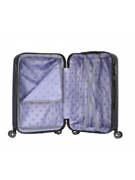 Valise Grande taille 4 roues 75cm ABS - Classiq - Trolley ADC - Bleu Marine