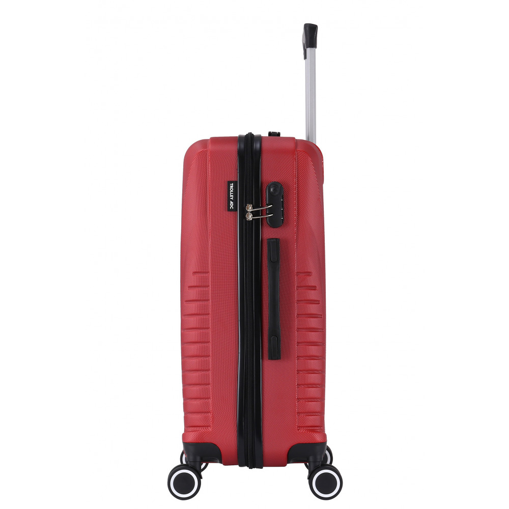 TROLLEY ADC Koffer Groß 94L - XL Hartschalenkoffer 76x45x28, Leichte ABS-Hartschale, Reisekoffer mit Rollen, 360 Doppelräder
