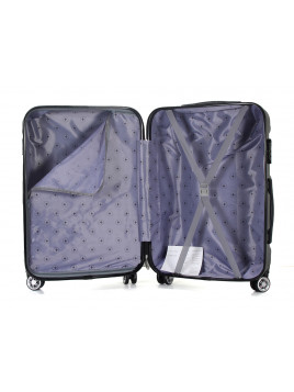 Valise Cabine 55cm double roues rigide - Palace - SuperFly - Gris