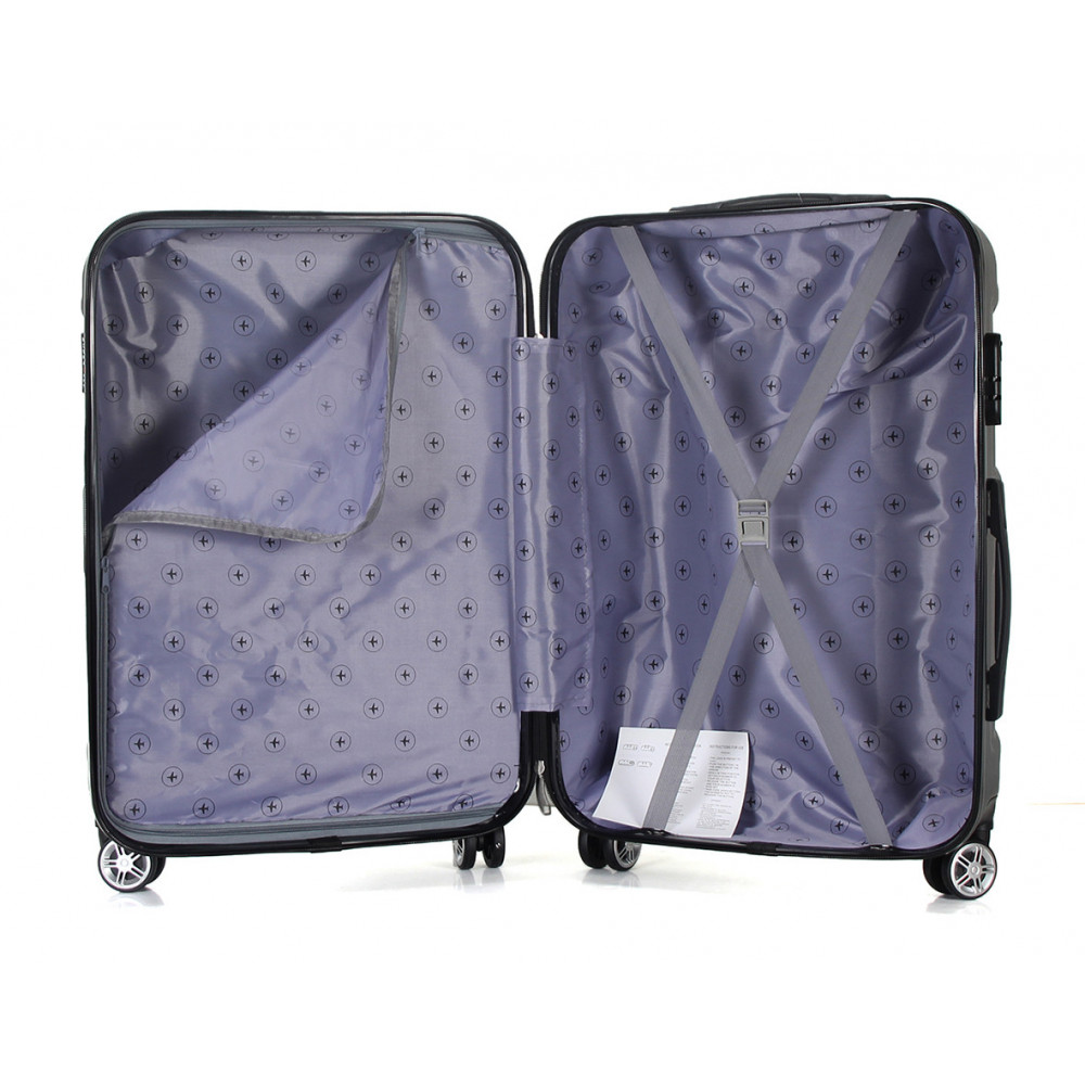 TROLLEY ADC Handgepäck Koffer - 39L Hartschalenkoffer, 55x34x23, Leichte ABS-Hartschale, Reisekoffer mit Rollen, 360 Doppelräder