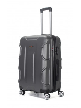 Valise Cabine 55cm double roues rigide - Palace - SuperFly - Gris