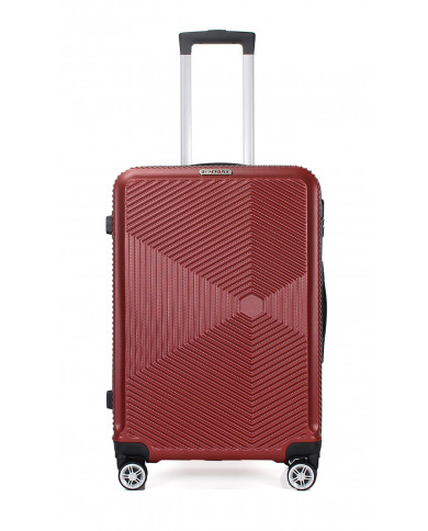 Valise Cabine 55cm double roues rigide - Luton - SuperFly - Bordeaux