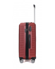 TROLLEY ADC Handgepäck Koffer - 39L Hartschalenkoffer, 55x34x23, Leichte ABS-Hartschale, Reisekoffer mit Rollen, 360 Doppelräder