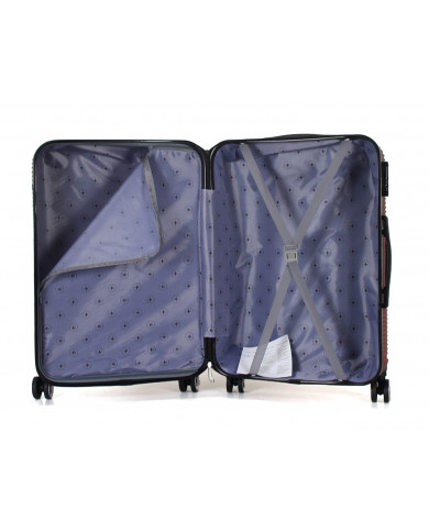 Valise Cabine 55cm double roues rigide - Luton - SuperFly - Bordeaux
