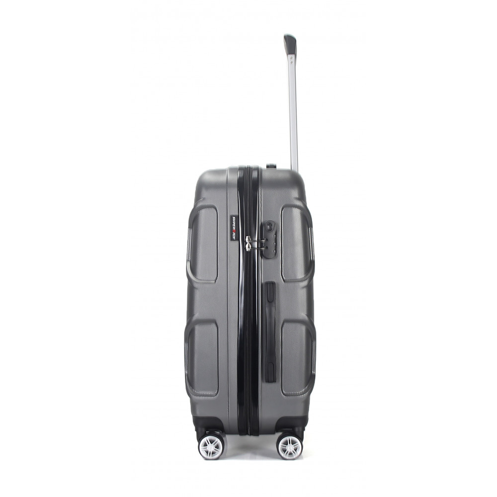 Valise Moyenne double roues 65cm ABS - Palace - SuperFly Valise Moyenne double roues 65cm ABS - Palace - SuperFly