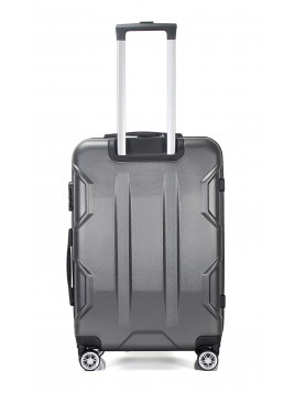 Valise Grande taille 4 roues 75cm rigide - Palace - SuperFly - Gris