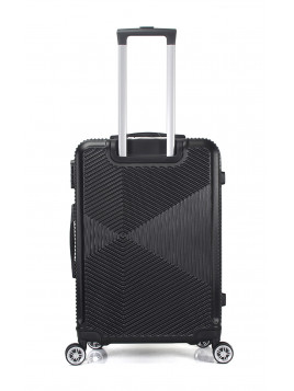 Valise Grande taille 4 roues 75cm rigide - Luton - SuperFly - Noir