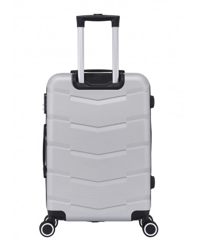 Valise cabine 55cm double roues rigide - Wall - SuperFly - Gris