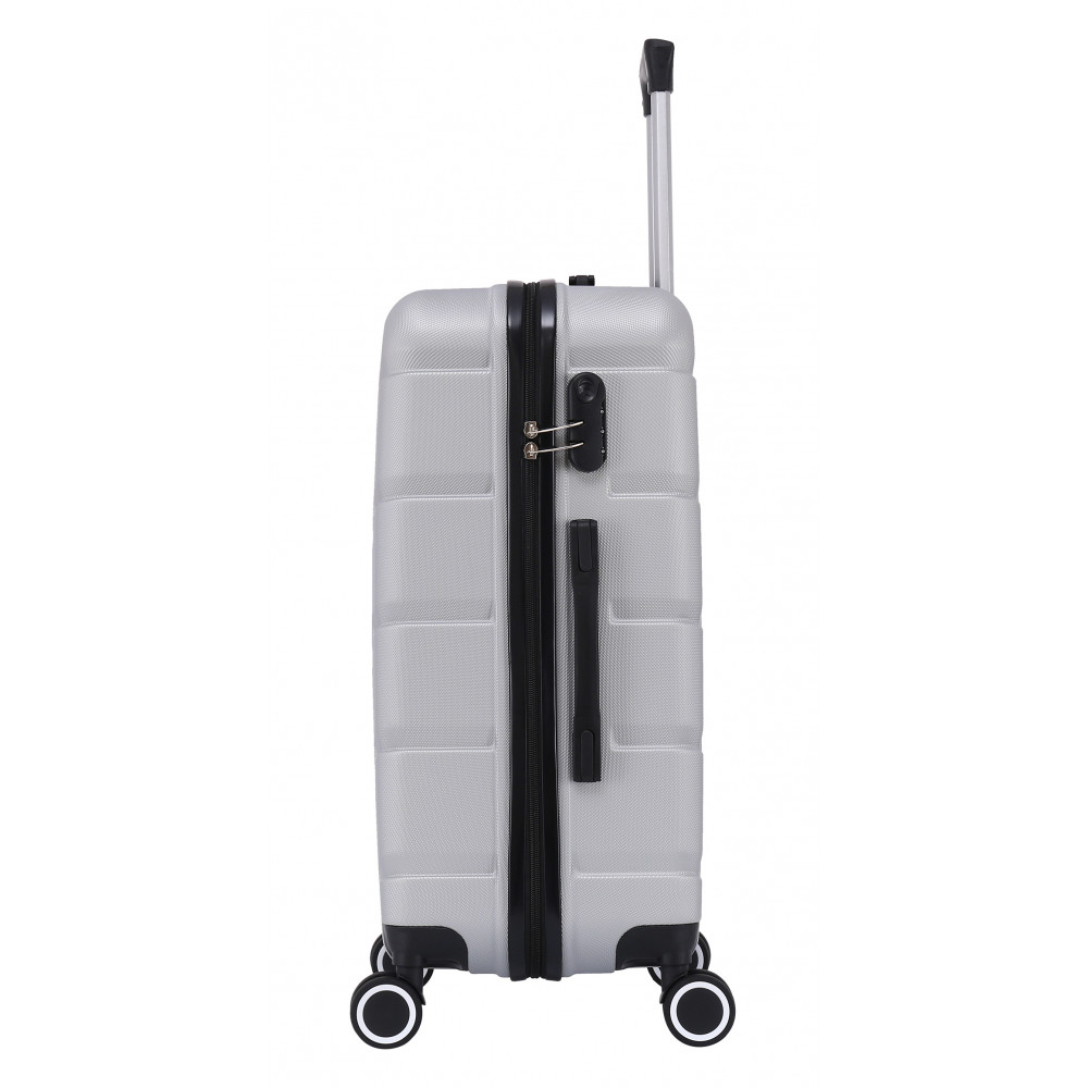 TROLLEY ADC Handgepäck Koffer - 39L Hartschalenkoffer, 55x34x23, Leichte ABS-Hartschale, Reisekoffer mit Rollen, 360 Doppelräder