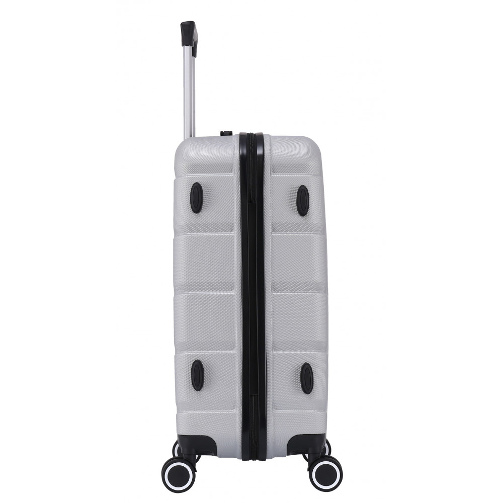 TROLLEY ADC Handgepäck Koffer - 39L Hartschalenkoffer, 55x34x23, Leichte ABS-Hartschale, Reisekoffer mit Rollen, 360 Doppelräder