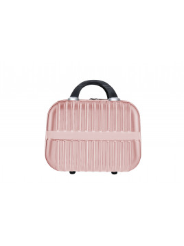 Vanity Trousse de Toilette ABS 29cm - Corner - TROLLEY ADC - Rose