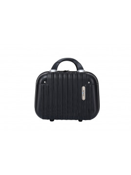 Vanity Trousse de Toilette ABS 29cm - Corner - TROLLEY ADC - Noir