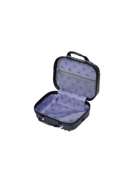 Vanity Trousse de Toilette ABS 29cm - Corner - TROLLEY ADC - Noir