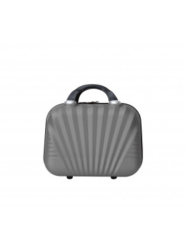 Vanity Trousse de Toilette ABS 29cm - Elegance - TROLLEY ADC - Gris