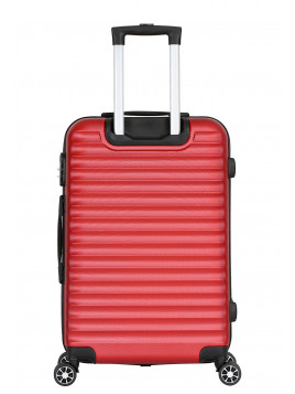 TROLLEY ADC Handgepäck Koffer - 39L Hartschalenkoffer, 55x34x23, Leichte ABS-Hartschale, Reisekoffer mit Rollen, 360 Doppelräder - Bleu Marine