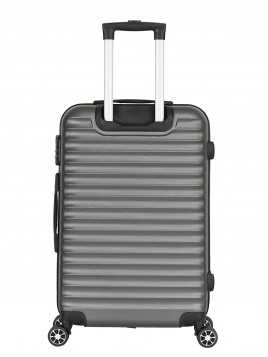 Valise Moyenne 4 roues 65cm Rigide - Classiq - Trolley ADC - Gris