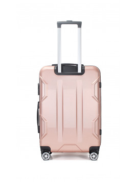 Valise Cabine 55cm double roues rigide - Palace - SuperFly - Rose