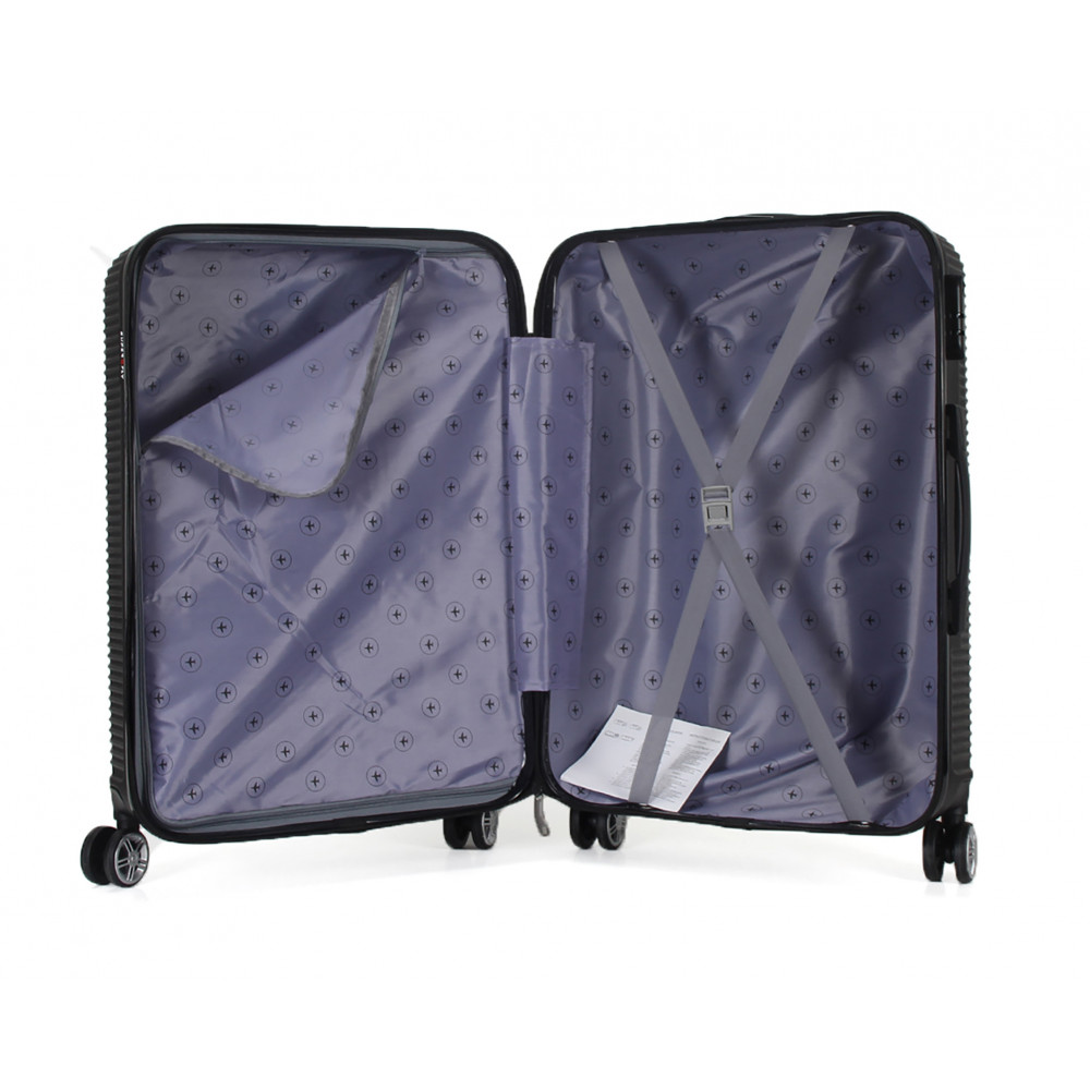 TROLLEY ADC Koffer Mittelgroß - 65L Hartschalenkoffer, 65x41x26, Leichte ABS-Hartschale, Reisekoffer mit Rollen, 360 Doppelräder