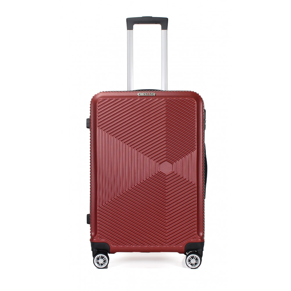 TROLLEY ADC Koffer Mittelgroß - 65L Hartschalenkoffer, 65x41x26, Leichte ABS-Hartschale, Reisekoffer mit Rollen, 360 Doppelräder