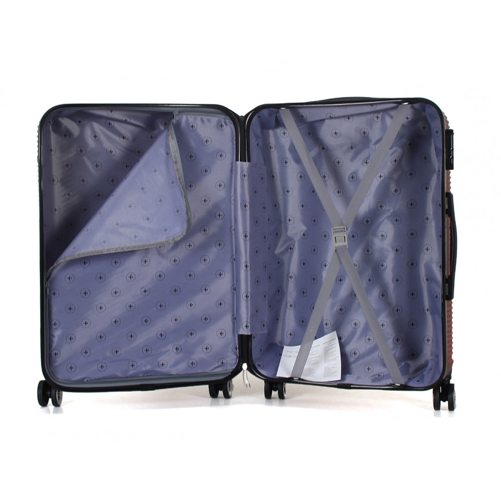 TROLLEY ADC Koffer Mittelgroß - 65L Hartschalenkoffer, 65x41x26, Leichte ABS-Hartschale, Reisekoffer mit Rollen, 360 Doppelräder